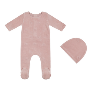 Baby Girl Layette Set | Embroidered Collection | Rose | Tricot Bebe