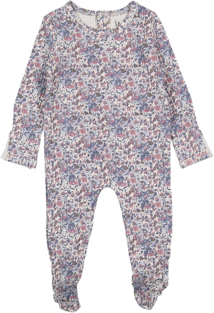 Baby Girl Footie | Fleur | Ladida