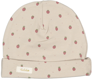 Baby Girl Footie + Hat | Berry | Red | Ladida