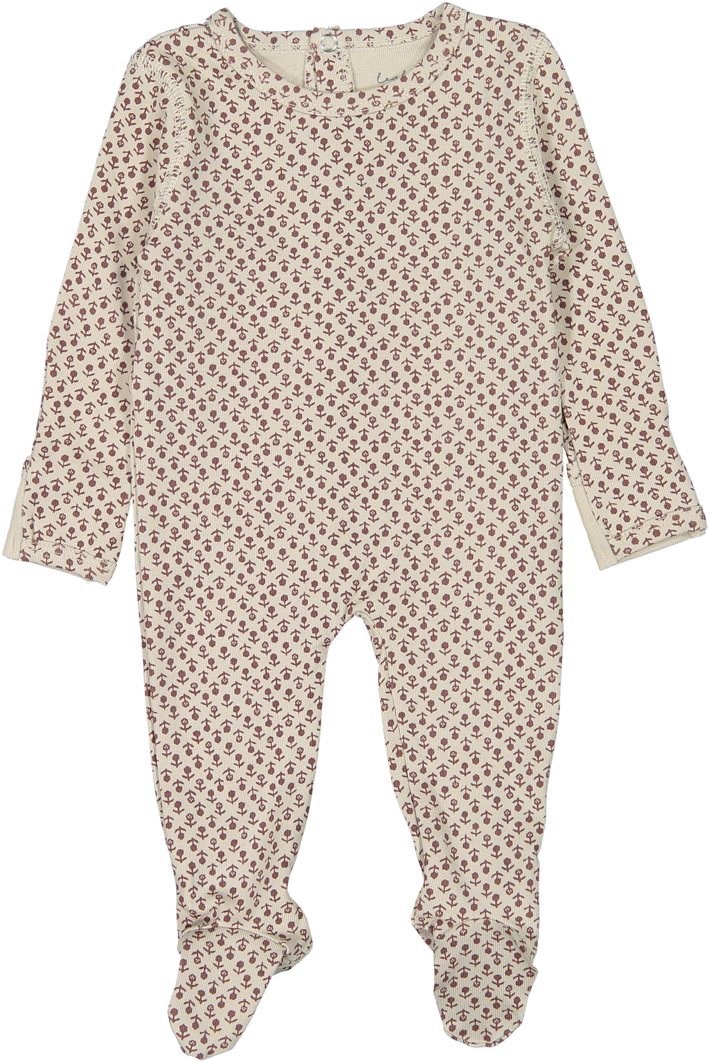 Baby Girl Footie + Hat | Quinn | Rosewood | Lovely Littles| AW24