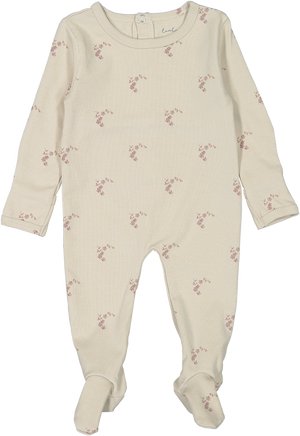 Baby Girl Footie + Hat | Aria | Pink | Lovely Littles | AW24