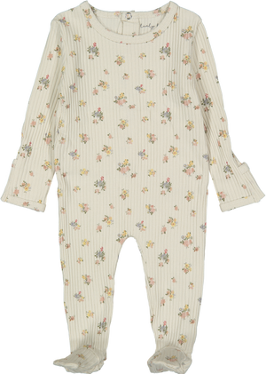 Baby Girl Footie + Hat | Cottage | Lovely Littles ss25