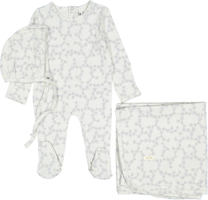 Baby Boy Layette Set | Vintage Vine | Blue | Ladida