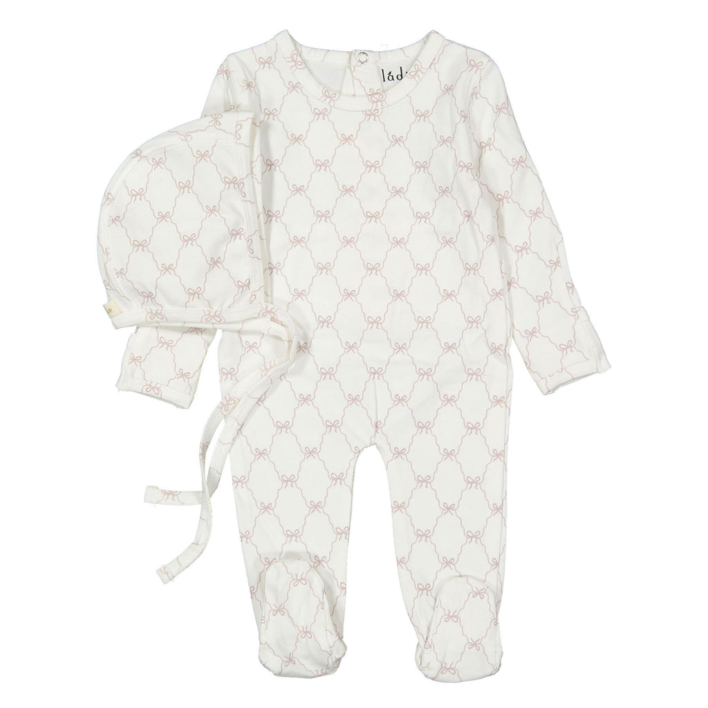 Baby Girl Layette Set | Pink Bow | Ladida