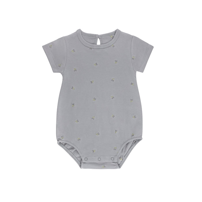 Baby Boy Romper | Embroidered Collection | Ivory Berry | Ely's & Co | SS25