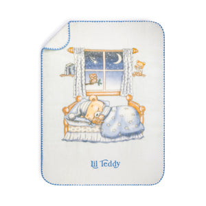 Baby Boy Blanket | Twinkle Twinkle Lil Bear | Blueberry Biscuit | Lil Teddy