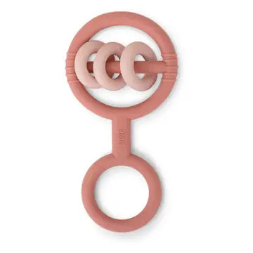 Bebe Rattle Teether | Adora | Rosewood