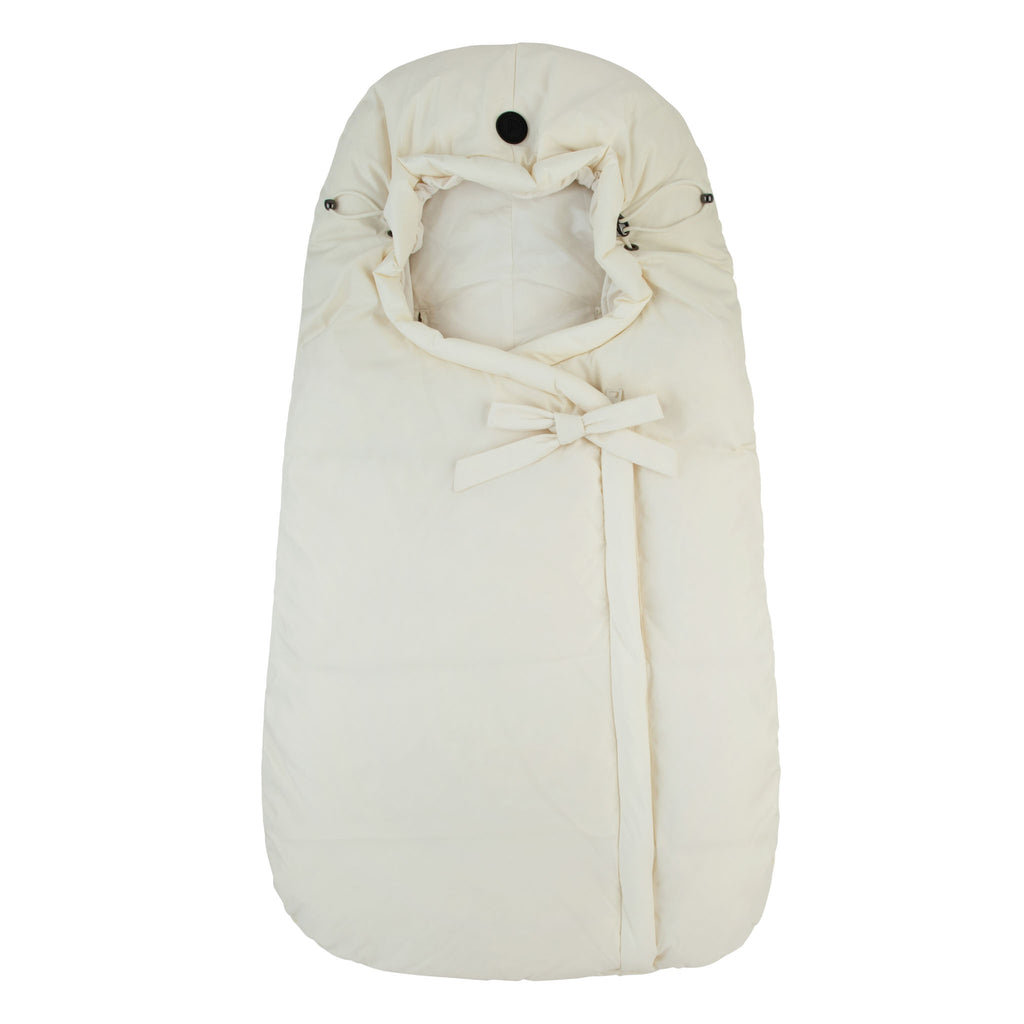 Baby Bunting | Carriage Sack | Ivory With Bow | Pramie | AW24