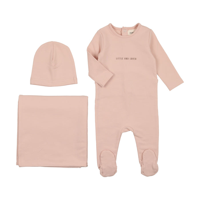 Baby Girl Layette Set | Little & Loved | Old Rose/Mink | Mema | AW23