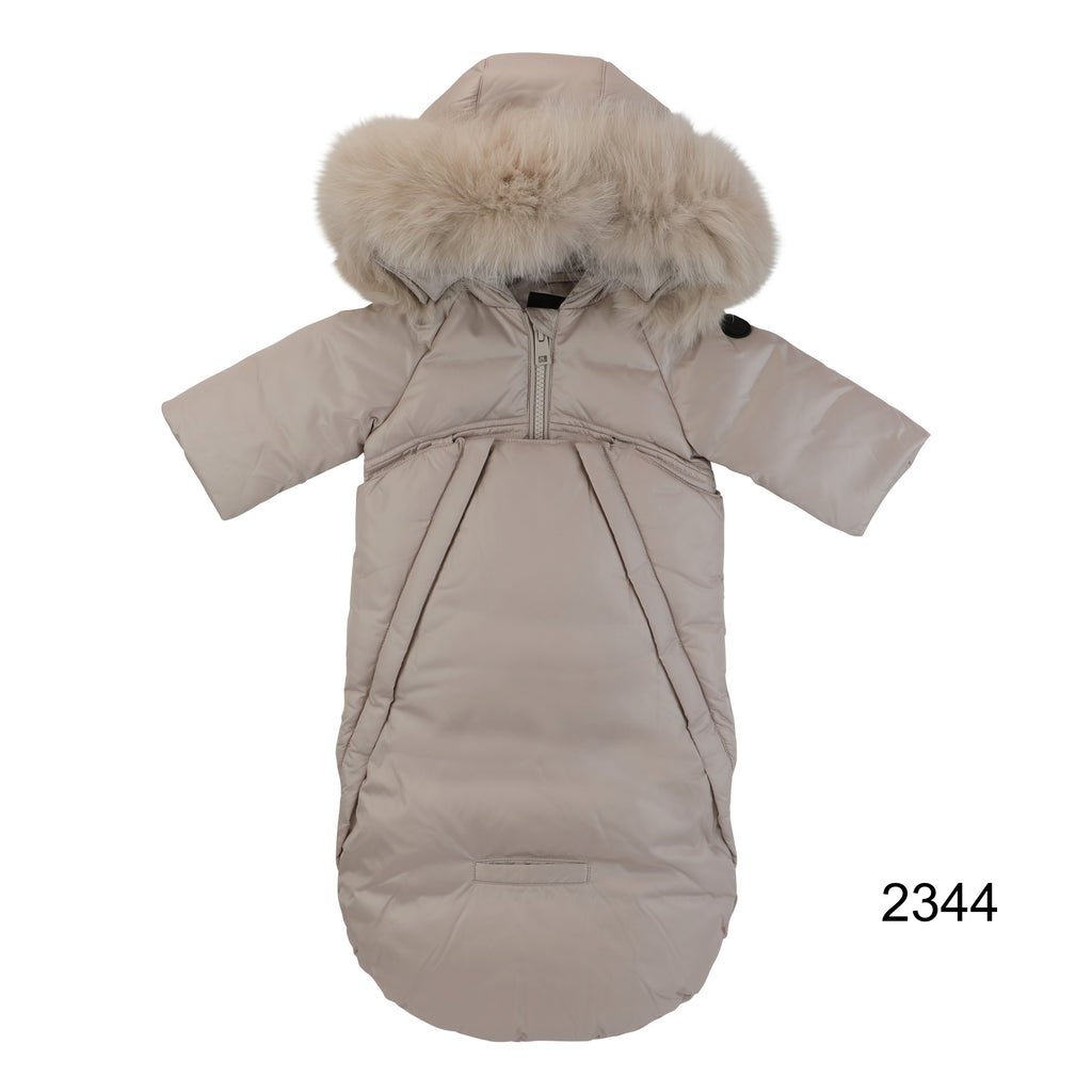 Baby Boy Jacket & Sweater | Snow Suit | New Light Beige/Oatmeal | Pramie | AW23