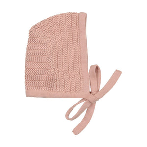 Baby Cocoon & Hat Set | Ribbed Knit | Blush  | Peluche