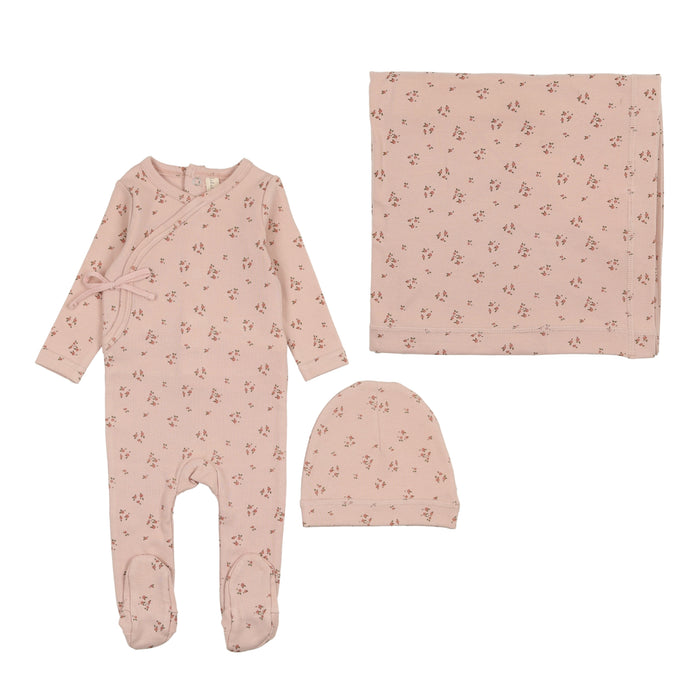 Baby Girl Layette Set | Dainty Floral | Shell Pink/Floral | Lil Legs | SS25