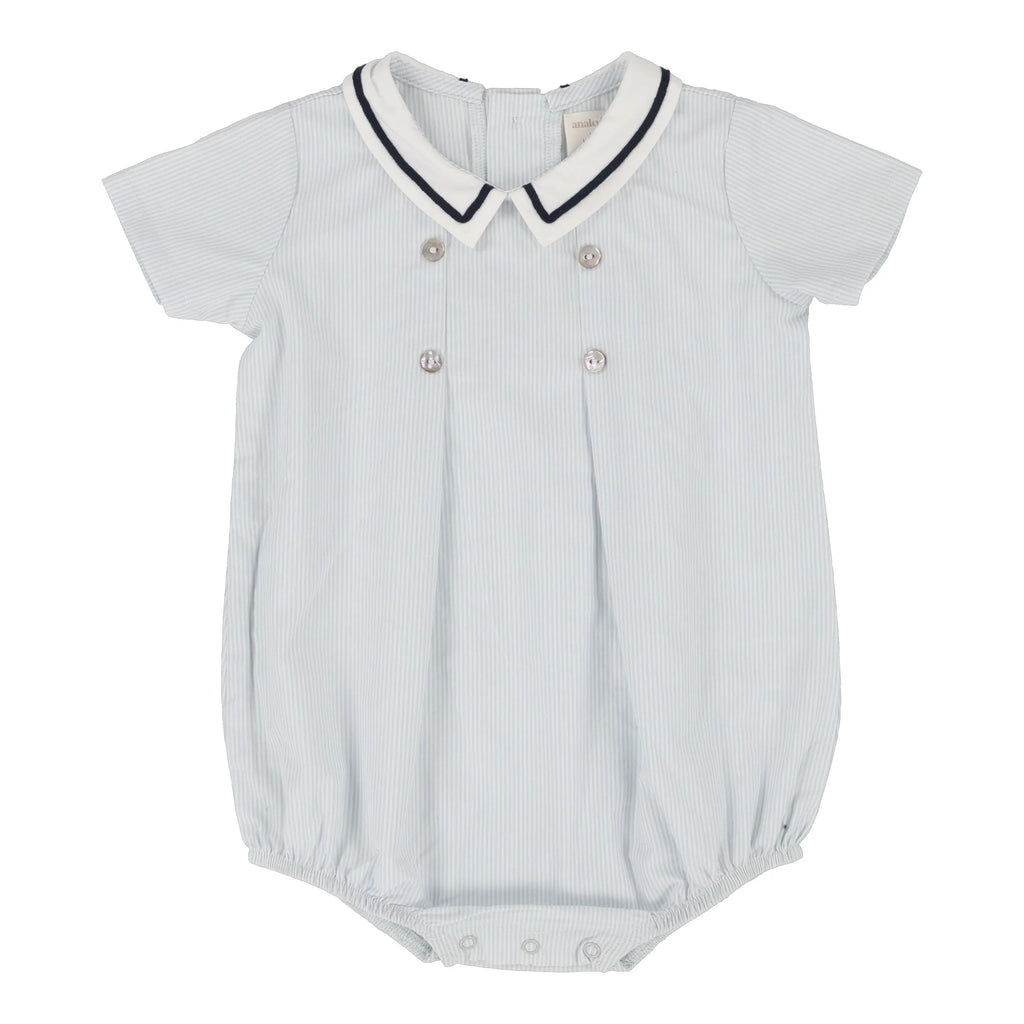 Baby Boy Romper | Sailor | Light Blue | Lil Legs | SS25