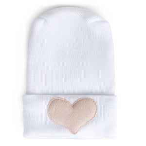 Baby Hospital Hat | Adora |  Linen Petal Heart