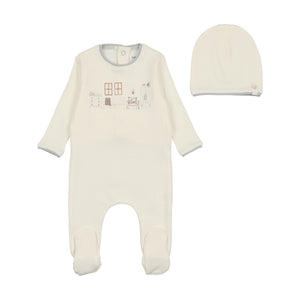 Baby Boy Layette Set | My Little Nursery | Ivory Boys | Bee and Dee