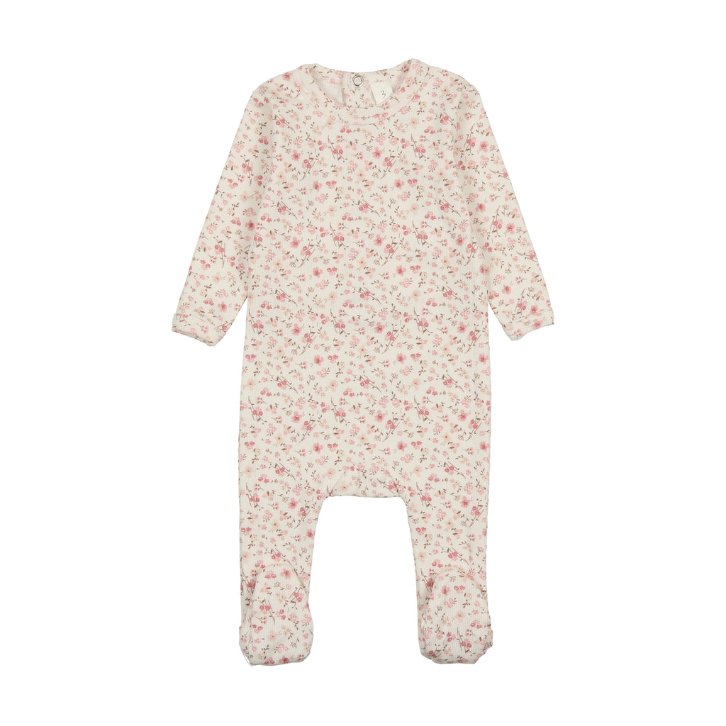 Baby Girl Footie + Hat | Bloom | Pink | Bonjoy Baby | SS25