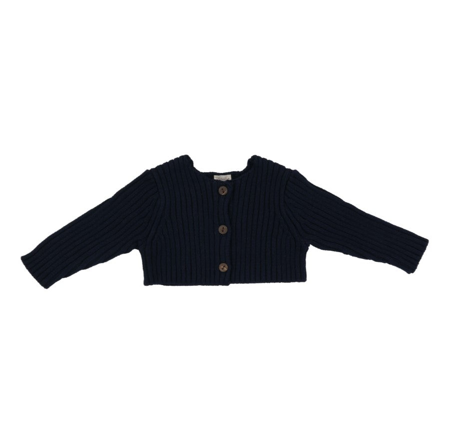 Baby Boy 2 Piece Outfit | Rib Knit | Navy | Lil Legs