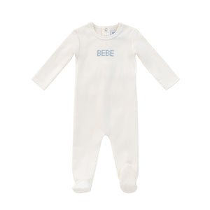 Baby Boy Footie + Hat | Bebe | Blue | Kipp