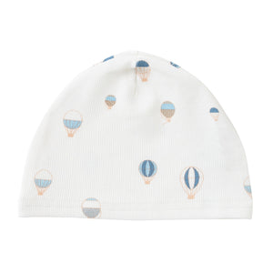 Baby Boy Footie + Hat | Hot Air Balloon | Blue | Kipp