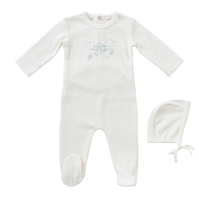 Baby Boy Layette Set | Carousel | Blue | Kipp Baby | SS25