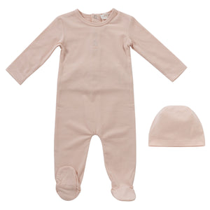 Baby Girl Footie + Hat | Gift Box | Pink | Kipp Baby | SS25