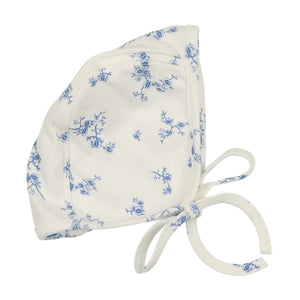 Baby Boy Footie + Hat | Tea Party | Cobalt | Bonjoy Baby | SS25