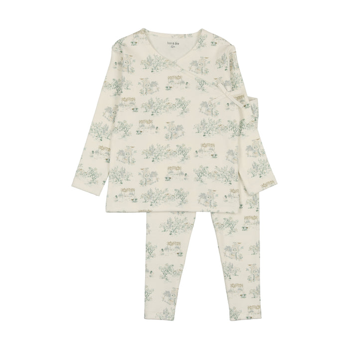 Baby Boy Lounge Set | Toile collection | Ivory Boys | Bee and Dee