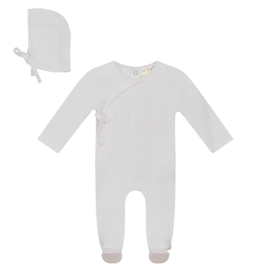 Baby Neutral Layette Set | Soft Wrap | White | Bebe Bella