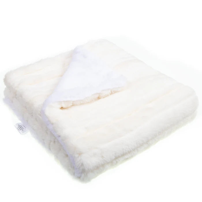 Minky Blanket | Wave | Ivory | Kidu