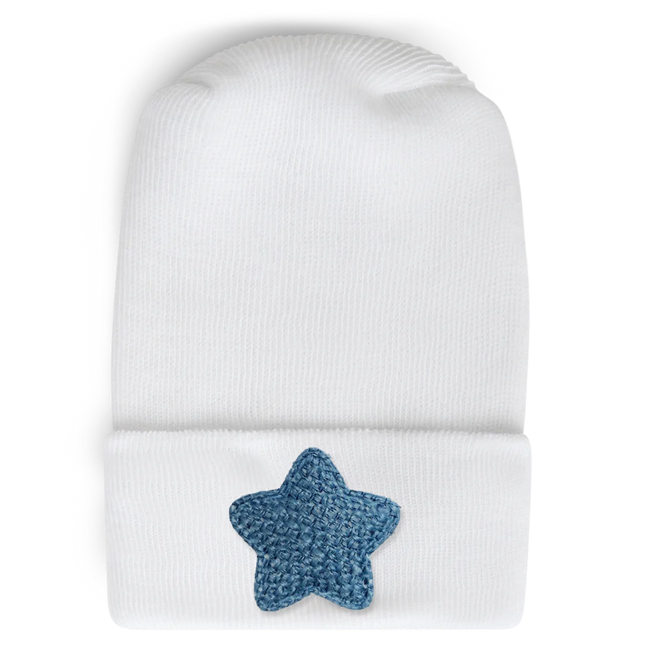 Baby Hospital Hat | Adora | Weave Mini Denim Star