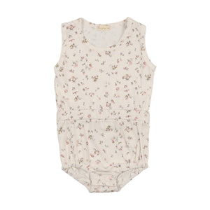 Baby Girl Romper | Scattered Floral Print | Bonjoy Baby | SS25