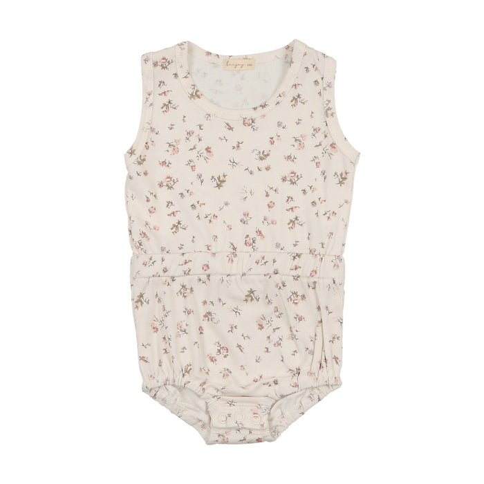 Baby Girl Romper | Scattered Floral Print | Bonjoy Baby | SS25