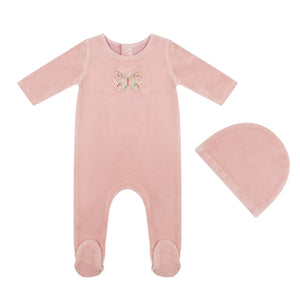 Baby Girl Layette Set | Embroidered Collection | Rose/Butterfly | Tricot Bebe