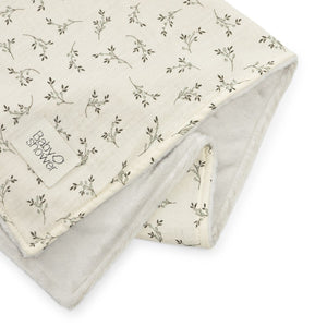 Fleece Blanket | Olive Bloom | Baby Shower