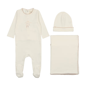 Baby Girl Layette Set | Doll | Winter White | Mema