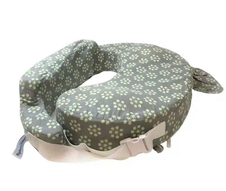 Nursing Pillow | Grey Sage - Dot Daisies | My Brest Friend