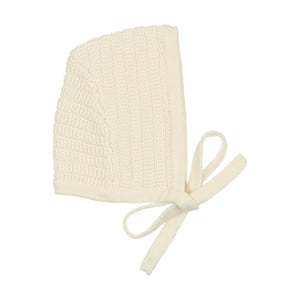 Baby Cocoon & Hat Set | Ribbed Knit | Cream | Peluche