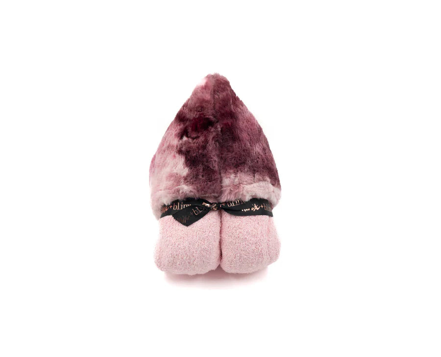 Baby Hooded Towel | Winx + Blinx | Fluffy Sorbet Merlot