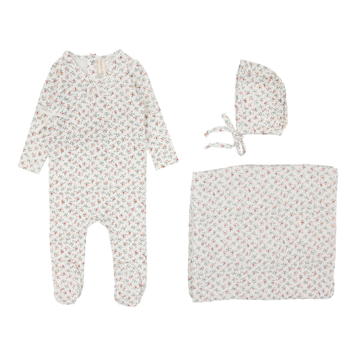 Baby Girl Layette Set | Bouquet Floral | Winter White/Floral | Lil Legs | SS25