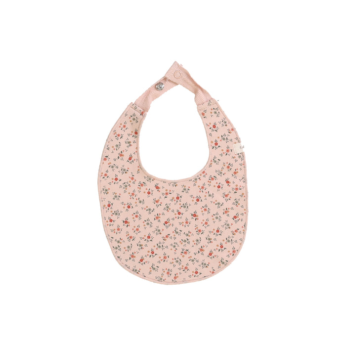 Baby Girl Muslin/Terry Bib | Bouquet Floral | Rose/Floral | Lil Legs | SS25