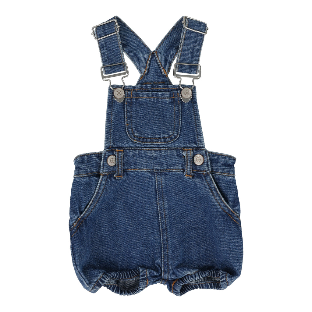 Baby Neutral Romper | Bicycle Overalls | Blue | Lil Legs | SS25