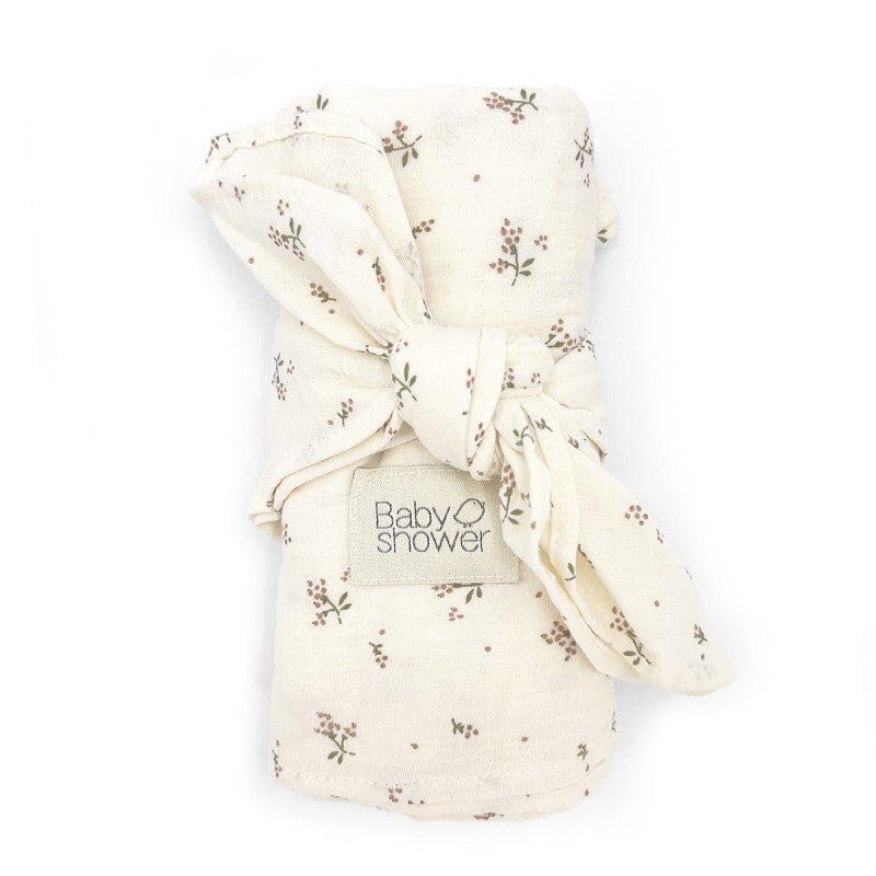 Swaddle Blanket + Cloth | Roseberry | Baby Shower