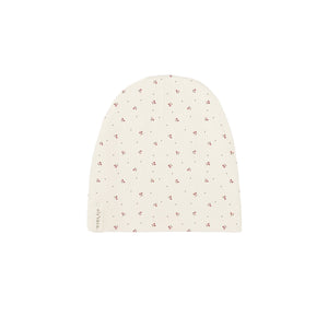 Baby Girl Footie + Beanie | Ribbed Cotton | Tulip | Pink/Cream | Ely's & Co. | SS23