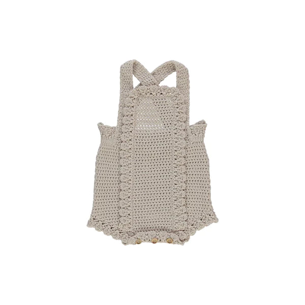 Baby Girl Romper | Daphne | Natural | Bebe Organic | SS23